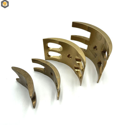 Τμήματα μεταλλικού μετάλλου 2D/3D/Drawing Custom CNC Milled by Metal Forging Machine with Polishing