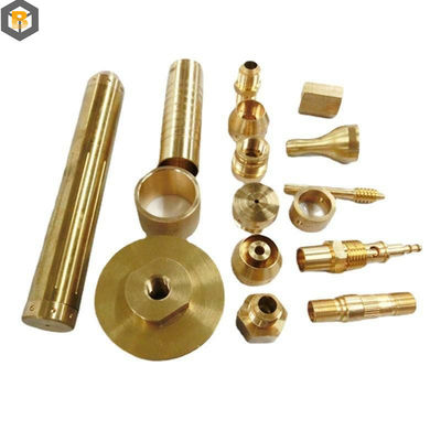 Σύνθετο Custom-Made Brass Shaft Collar Brass Bushings Precision Brass CNC Machine Μέρος