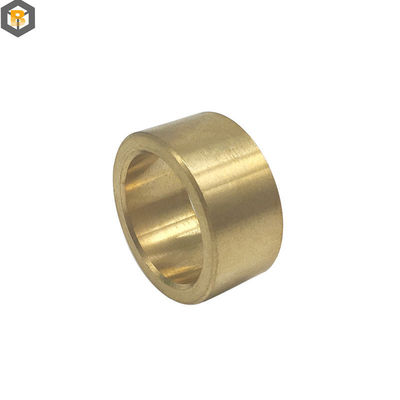 Σύνθετο Custom-Made Brass Shaft Collar Brass Bushings Precision Brass CNC Machine Μέρος