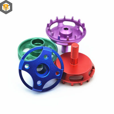 Μηχανολογικά ανταλλακτικά από κράμα Custom CNC Machining Αλουμινένια εξαρτήματα με χρώμα ανωτισμού