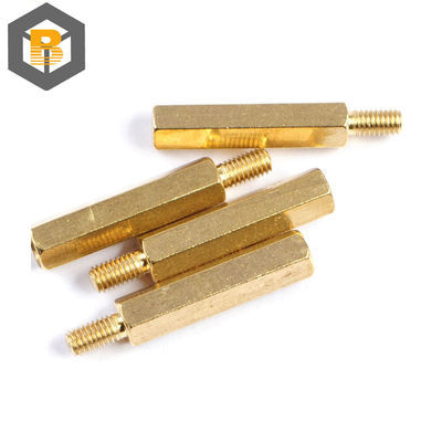 Προσαρμοσμένο Metal Thread Hex M6 Bolt Spacer Machine Μέρος για Προσαρμογή από 2D / 3D / σχέδιο