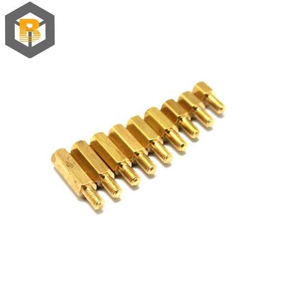 Προσαρμοσμένο Metal Thread Hex M6 Bolt Spacer Machine Μέρος για Προσαρμογή από 2D / 3D / σχέδιο