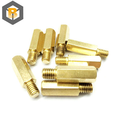 Προσαρμοσμένο Metal Thread Hex M6 Bolt Spacer Machine Μέρος για Προσαρμογή από 2D / 3D / σχέδιο