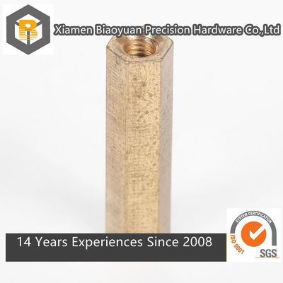 Τυποποιημένα CNC γυρισμένα μέρη Hex Spacer Thread Female Motherboard Standoffs Nut Machine Μέρος