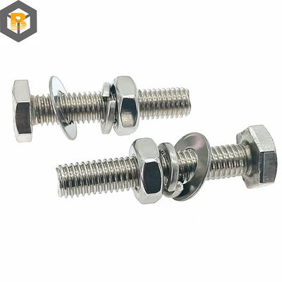 Προσαρμοσμένο από 2D / 3D / σχέδιο Super Alloy Steel 25cr / 2mova / B16 Hex Head Bolt Machine Μέρος