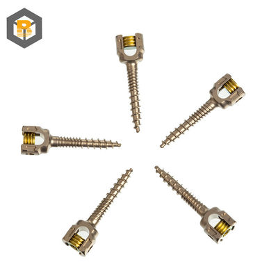 5.5mm Διπλό πεταμένο σύστημα στερέωσης βίδες σπονδυλικής στήλης Προσαρμοσμένο με 2D / 3D / σχέδιο