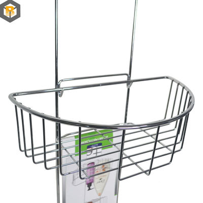 Προσαρμοσμένο από 2D Metal Wire Storage Organizer για μπάνιο κρεμασμένο ντους Caddy ανταλλακτικό μέρος