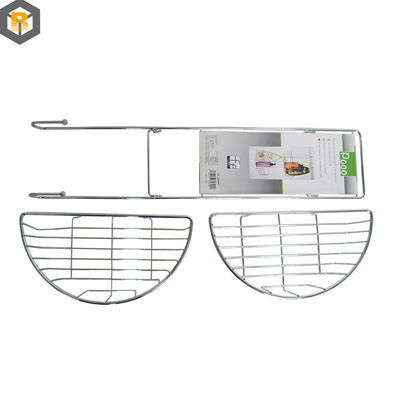 Προσαρμοσμένο από 2D Metal Wire Storage Organizer για μπάνιο κρεμασμένο ντους Caddy ανταλλακτικό μέρος
