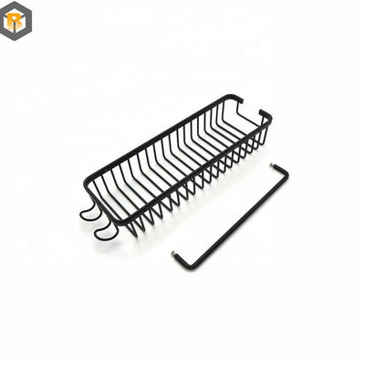 2D Custom Shower Caddy Μαύρο Αδιάβροχο Αδιάβροχο Κελάθι Κελάθι Μεγάλη χωρητικότητα φορτίου