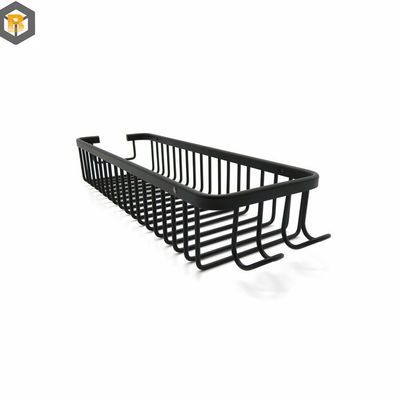 2D Custom Shower Caddy Μαύρο Αδιάβροχο Αδιάβροχο Κελάθι Κελάθι Μεγάλη χωρητικότητα φορτίου