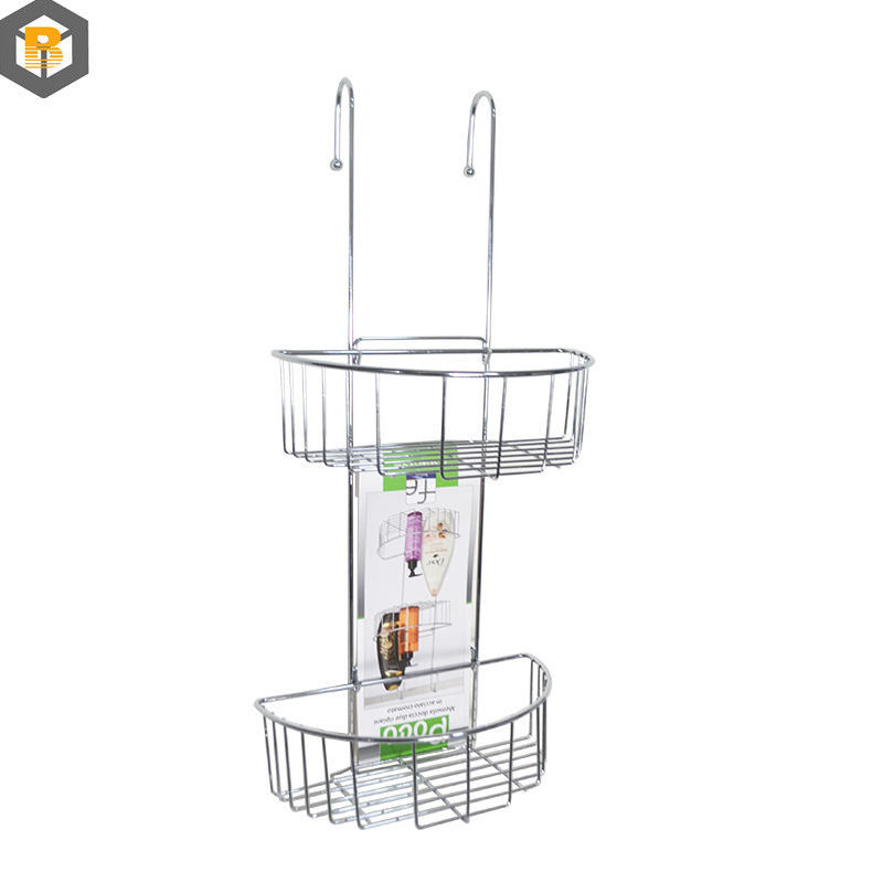 Προσαρμοσμένο από 2D Metal Wire Storage Organizer για μπάνιο κρεμασμένο ντους Caddy ανταλλακτικό μέρος